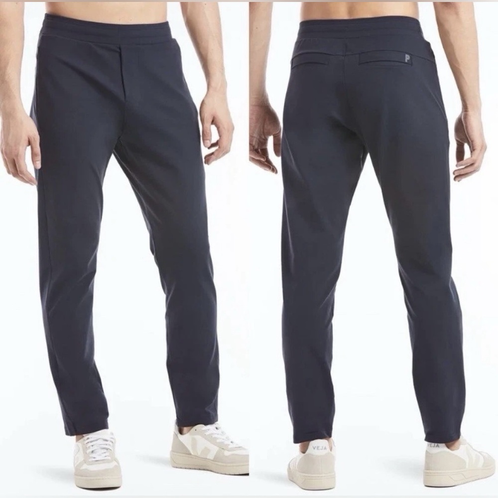 PUBLIC REC Gamechanger Pants Black Straight Leg Pull On Casual Workwear Sweats
